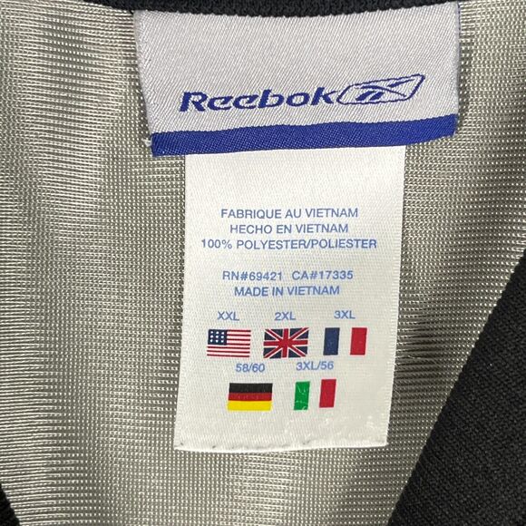 Reebok Shirt Mens XXL Black Sleeveless Basketball Tank Top‎ Vintage 1990s VTG - Picture 4 of 8